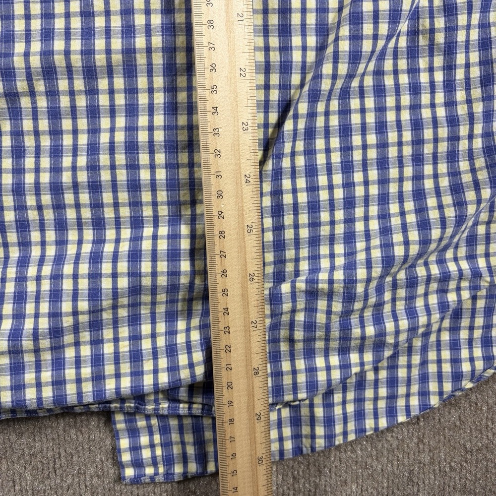 Vintage Polo Ralph Lauren Blake Short Sleeve Shirt Plaid Button Down Men's L - Picture 7 of 7